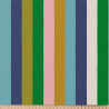Algodón estampado LINON Azul / Verde